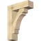 Ekena Millwork Merced Block Rough Sawn Bracket w/ Offset Brace, Douglas Fir, 8"W x 26"D x 34"H BKT0806X26X34MRC05RDF - alternate 1